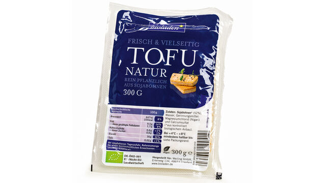 Bioladen Tofu natur (www.weiling.de)