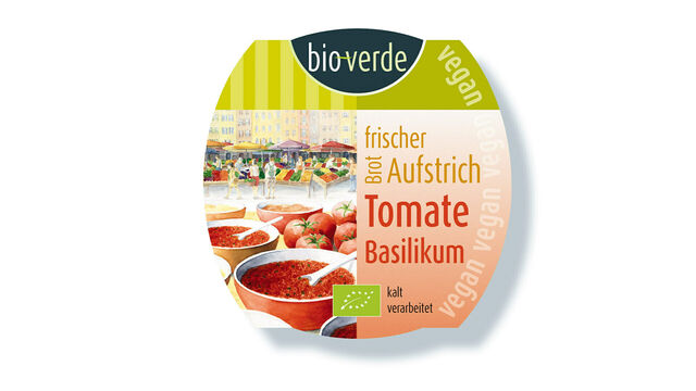 Bio Verde: Brotaufstrich Tomate-Basilikum