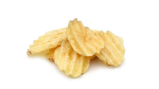 Geriffelte Kartoffelchips
