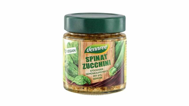 Dennree Aufstrich Spinat-Zucchini