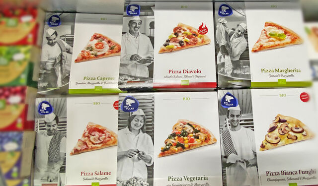 Pizzakartons in TK-Truhe