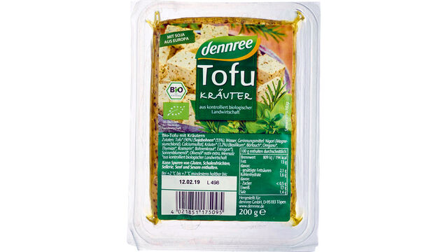 Dennree Tofu Kräuter (www.dennree.de)