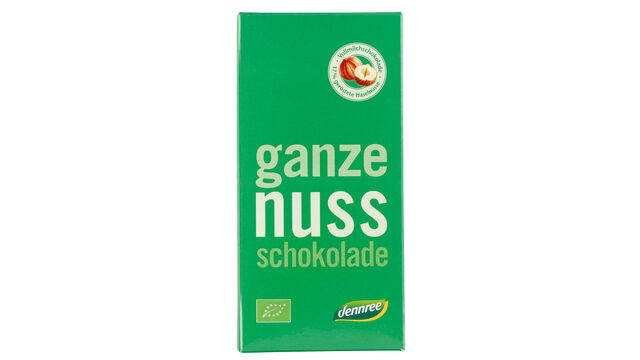 Dennree Ganze Nuss Schokolade (www.dennree.de)