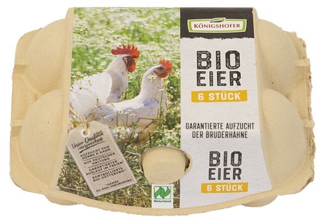 Schachtel Königshofer Bio-Eier