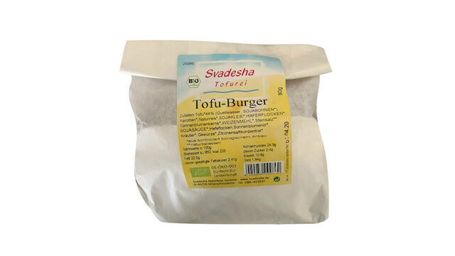 Svadesha Tofu Burger