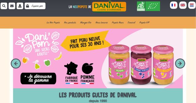 Webseite Danival