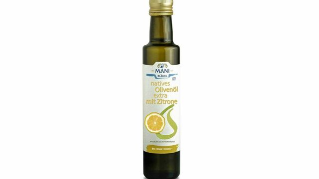 Mani Bläuel Olivenöl mit Zitrone