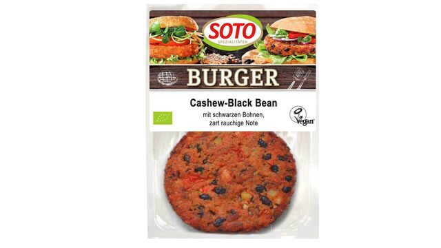 Soto: Burger Patty Cashew-Black Bean