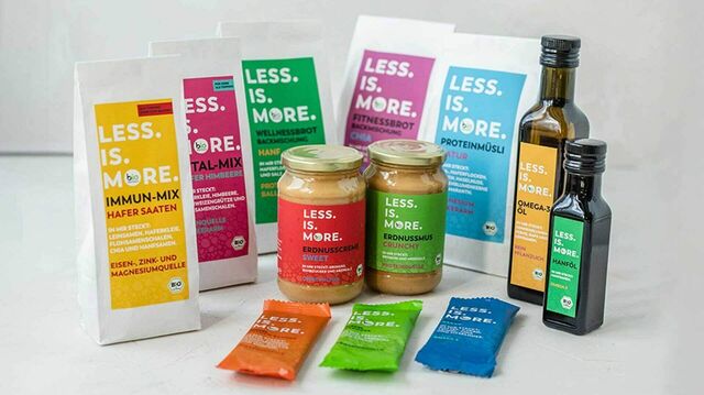 "Less is more"-Produktrange