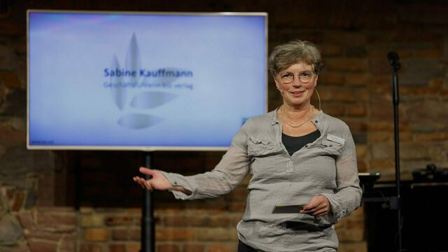 Sabine Kauffmann, Geschäftsführerin des bio verlags