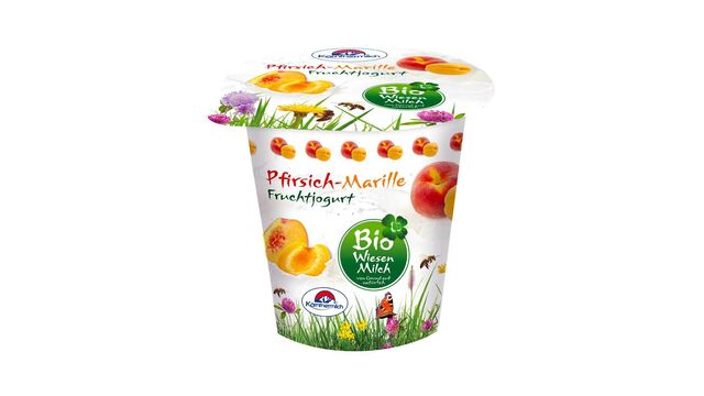 Kärtnermilch: ﻿﻿Bio Austria Wiesen Milch Frucht-joghurt Pfirsich-Marille