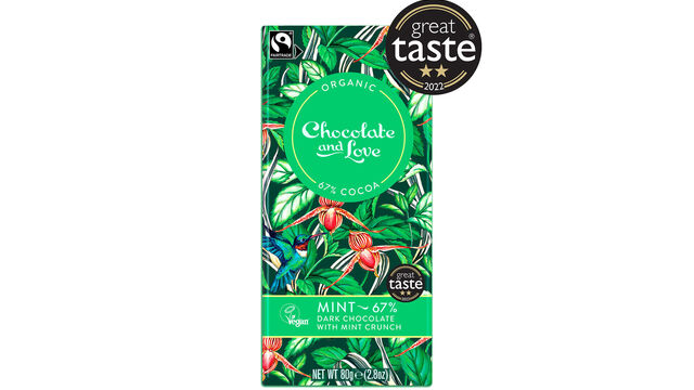 Chocolate and Love: ﻿﻿Mint 67 % - Dark Chocolate & Mint ﻿Crunch