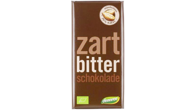 Dennree Zartbitterschokolade, mind. 70 % (dennree.de)